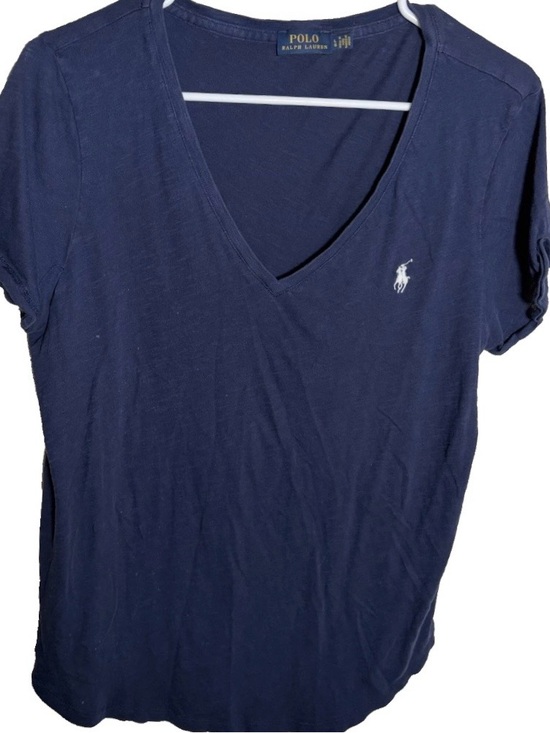 Polo Ralph Lauren Tops - Polo by Ralph Lauren Vintage Navy V-Neck Tee